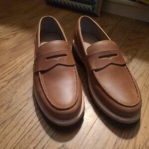 Rhodes Tan Leather Loafers